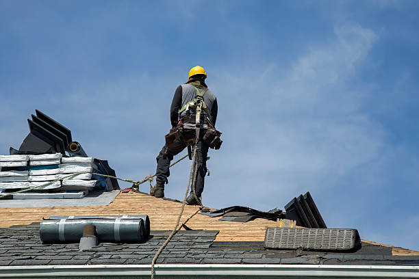 Professional Roofing technician working in East Orleans, MA